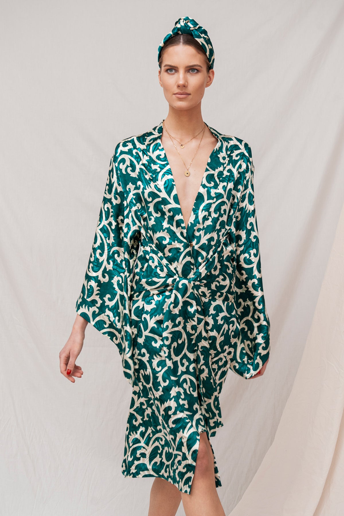 Emerald Green Signature Kimono Emerald Green Signature Kimono