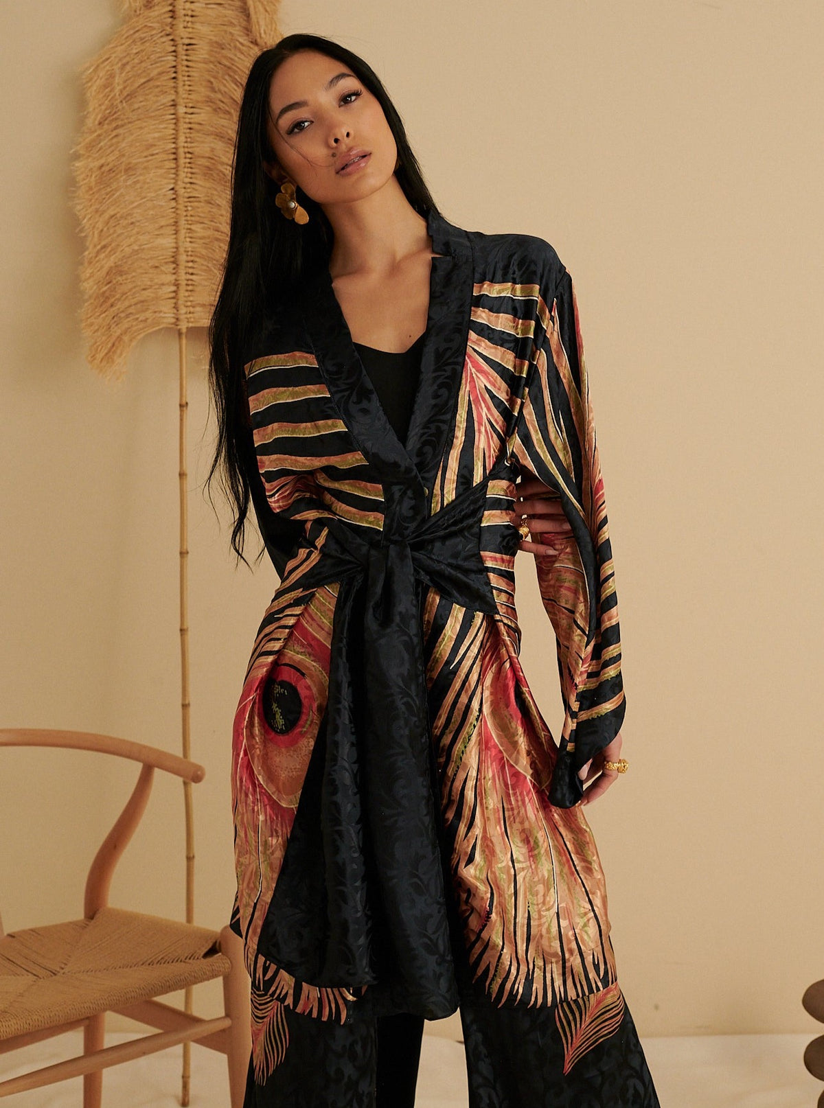 Peacock kimono clearance cardigan