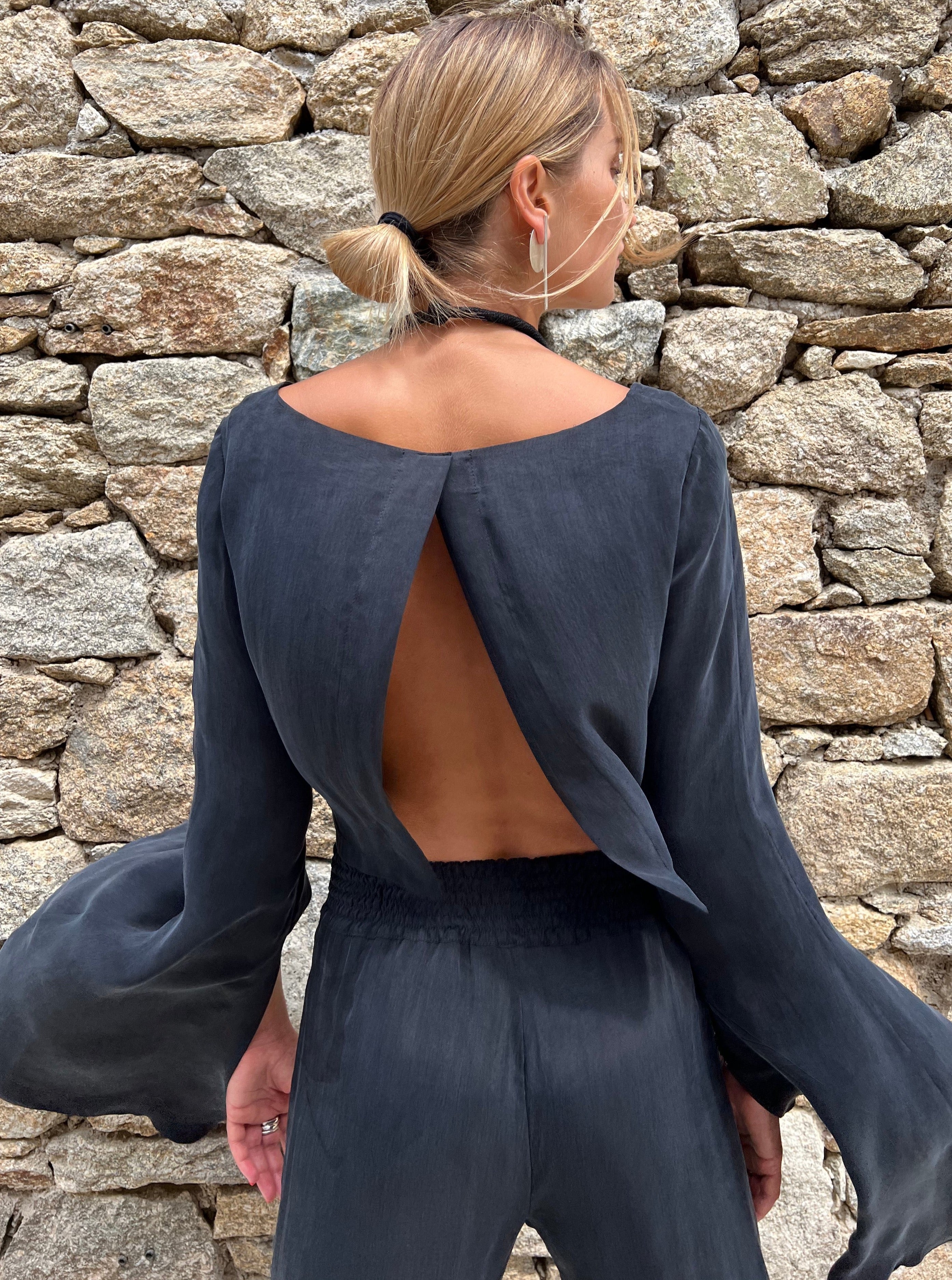 BLACK JADE DANCER BLOUSE