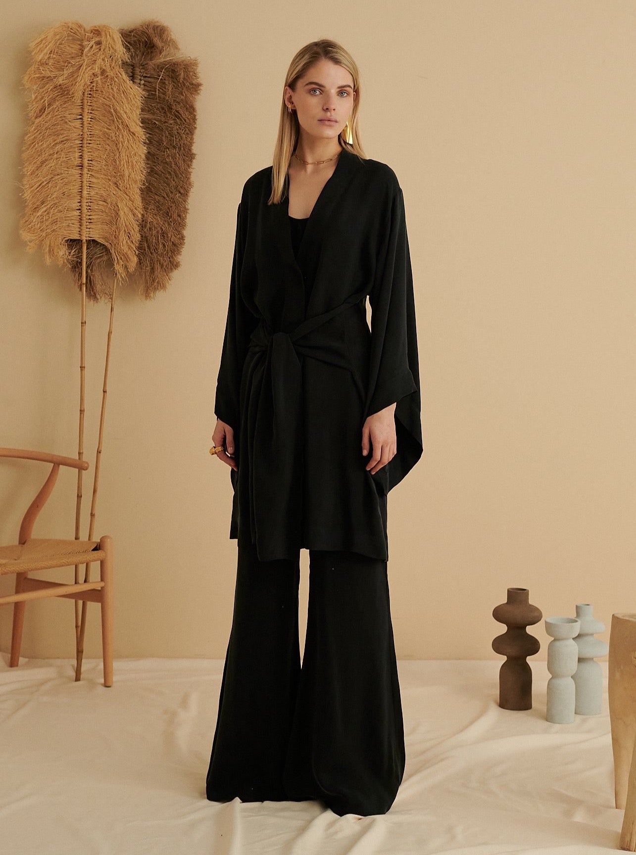 BLACK JADE KIMONO