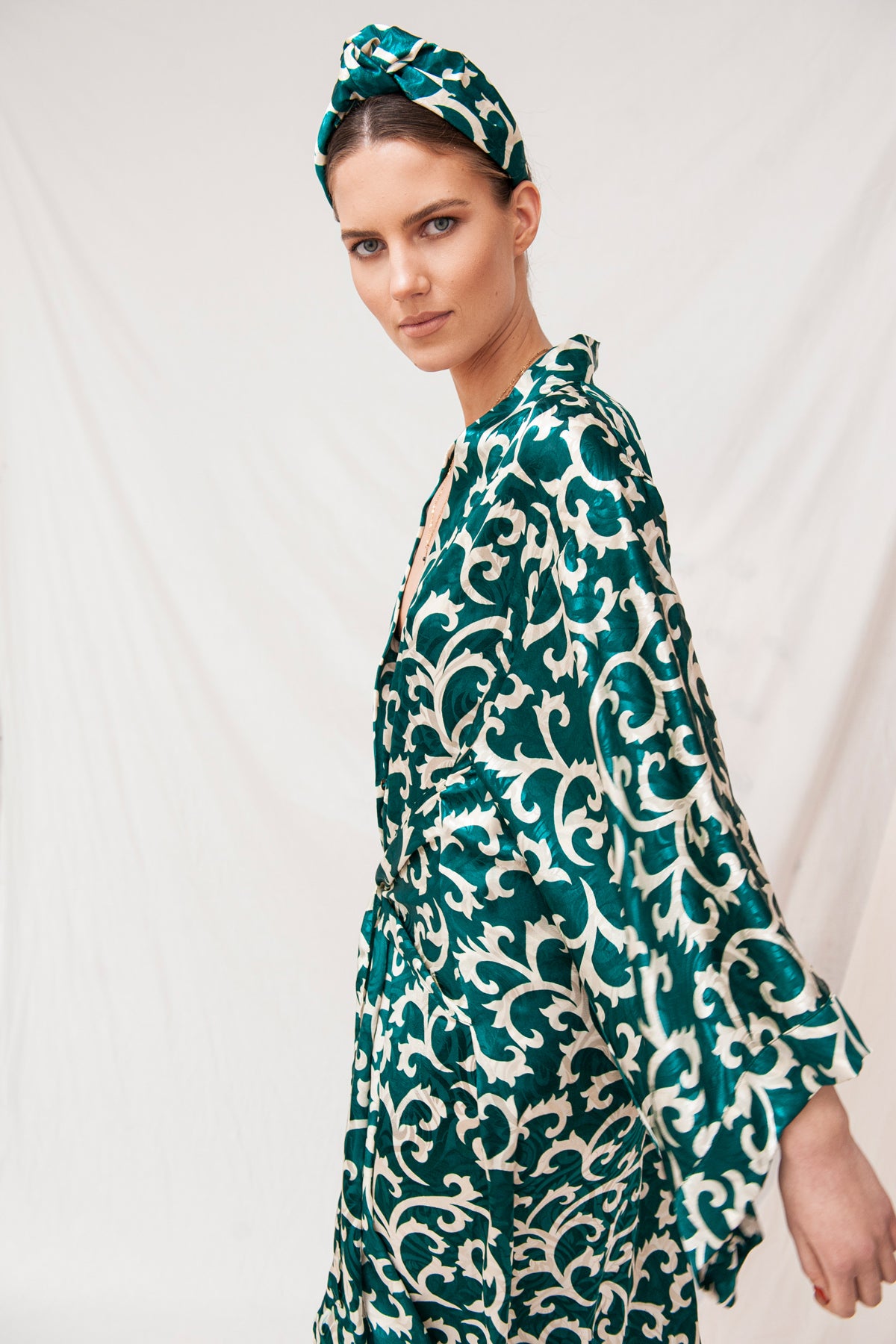 Emerald Green Signature Kimono Emerald Green Signature Kimono