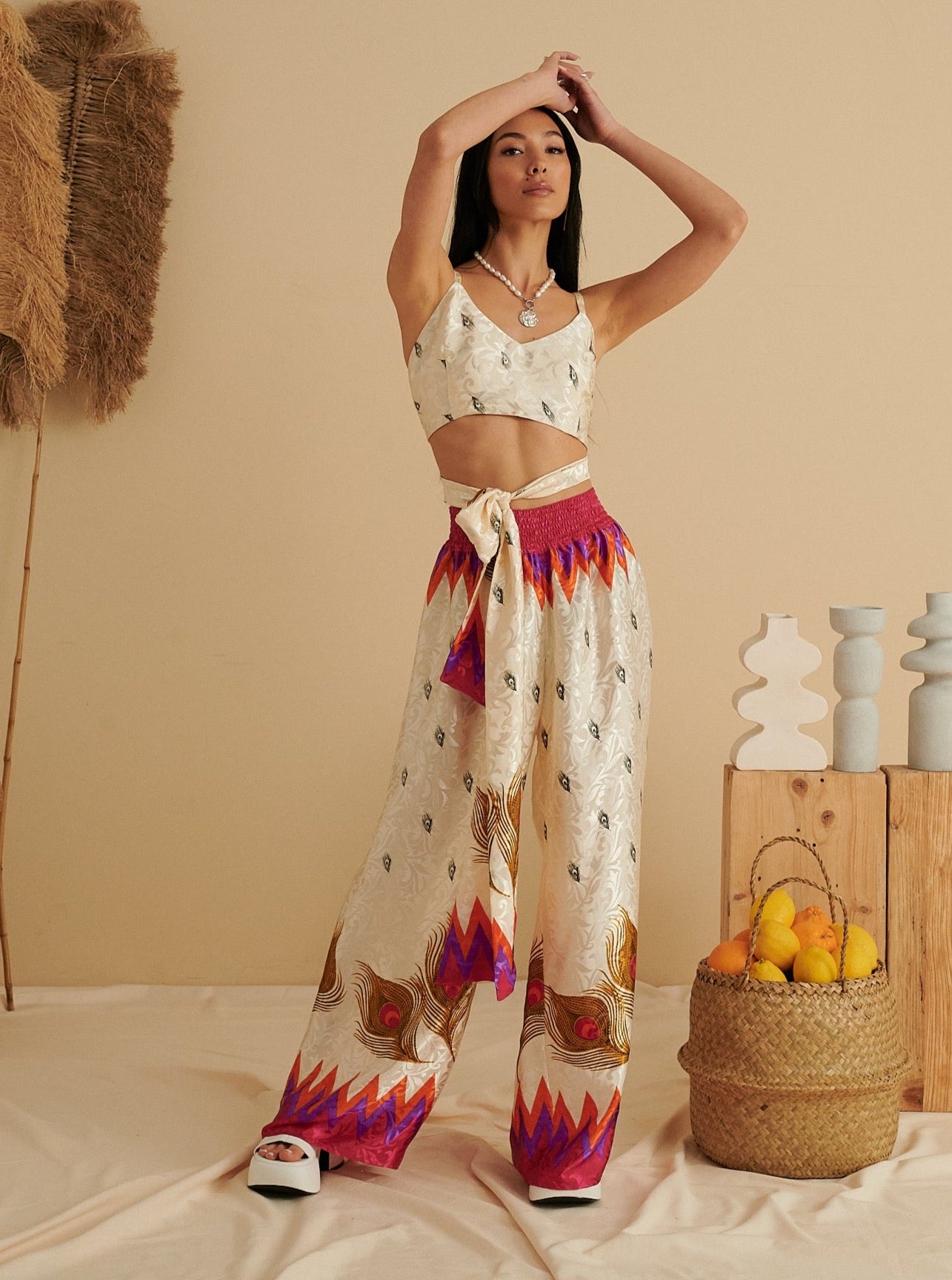 FLAMES TAIL CROP TOP
