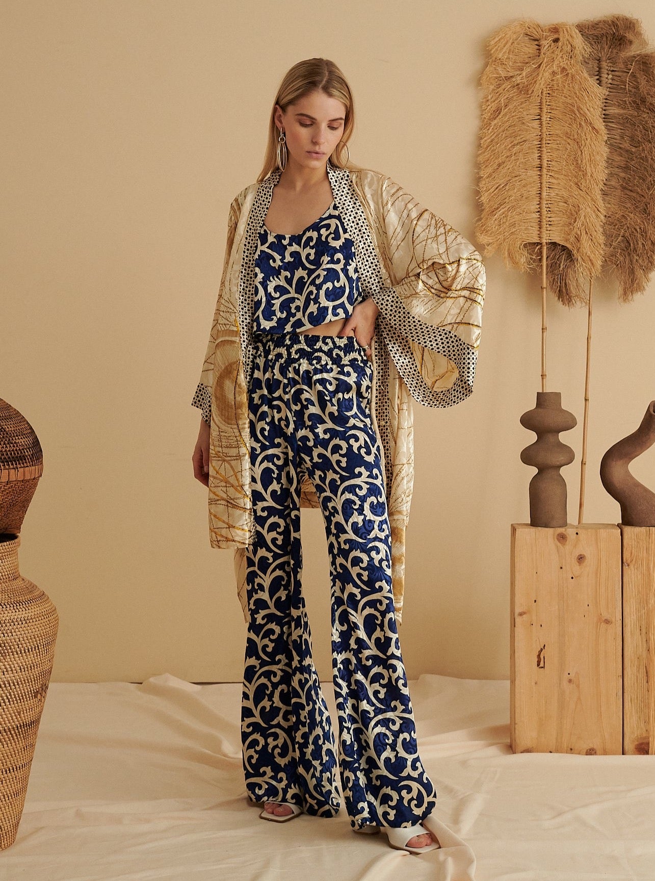 FLARED SIGNATURE TROUSERS