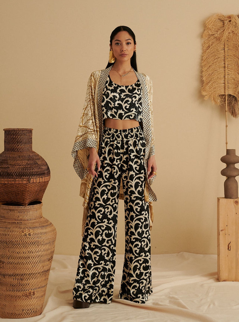FLARED SIGNATURE TROUSERS