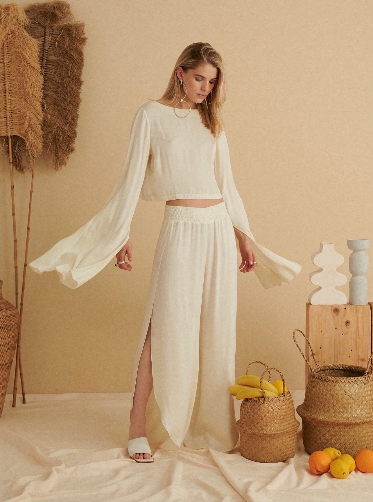 WHITE DOVE DANCER BLOUSE